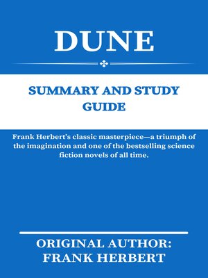 cover image of Dune by Frank Herbert Summary and Study Guide